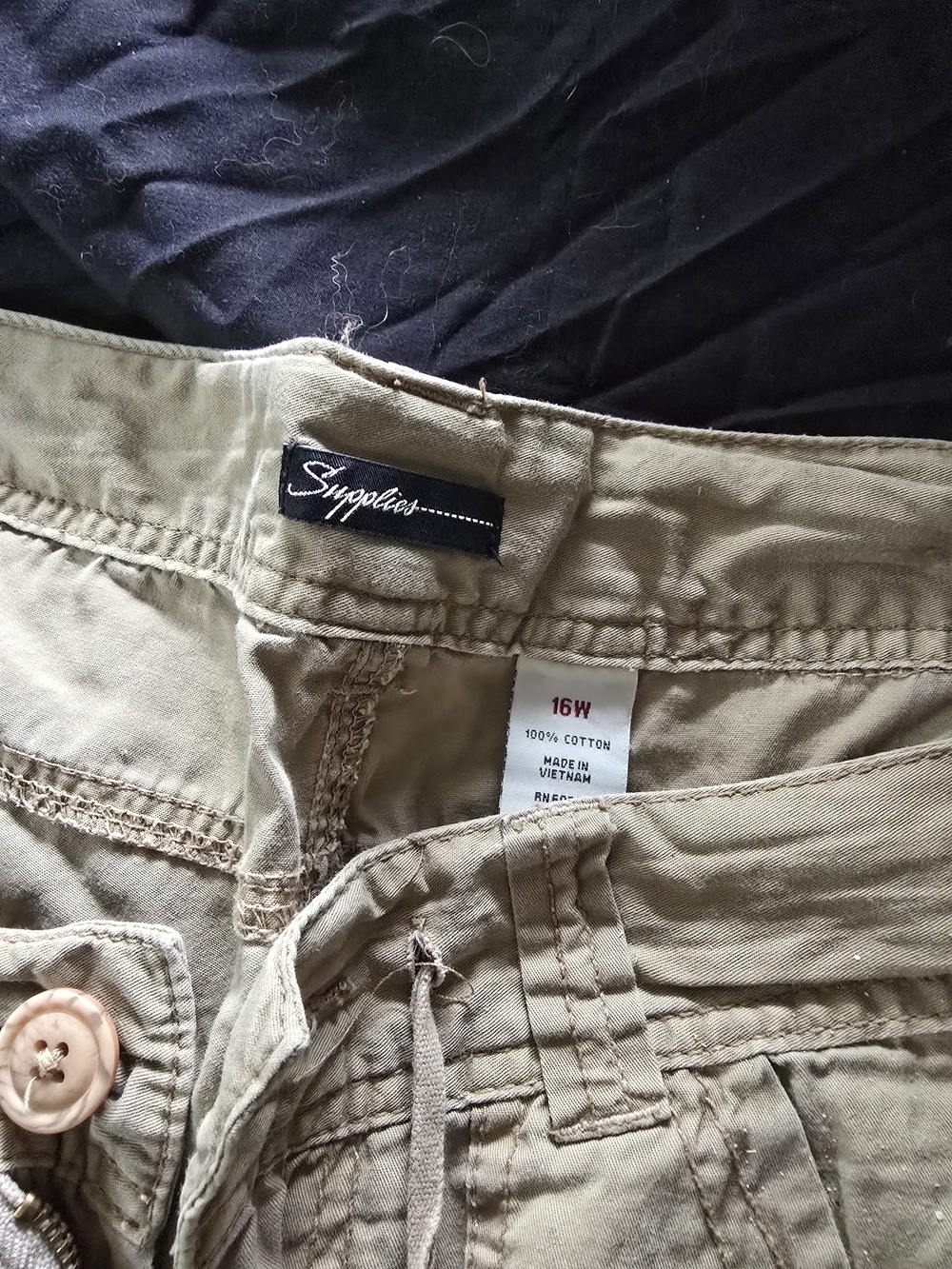 Khaki Women's Bermuda Shorts - 16W